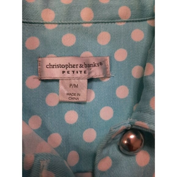 Christopher & Banks Petite Denim Blue Jacket PM - Picture 2 of 8